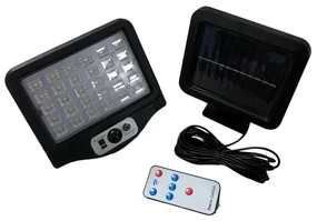 Solárna nástenná lampa so solárnym panelom WORTH AIR W-780-7