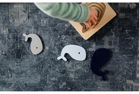 Drevené vkladacie puzzle Whale – Kindsgut