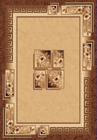 TA Koberec 4489A HNEDÝ ATLAS PP Rozmer: 220x300 cm