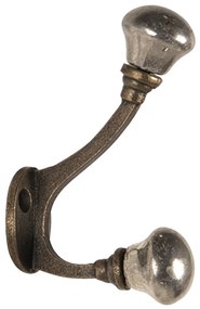 Nástenný liatinový háčik - 3 * 5 * 9 cm