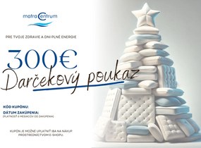 Darčekový poukaz v hodnote 300 €