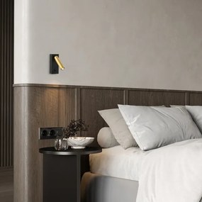 Brilagi - LED Nástenné bodové svietidlo MAYA 1xG9/4W/230V čierna/zlatá