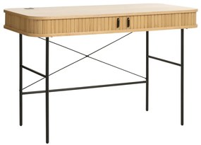Pracovný stôl v dekore duba 60x120 cm Nola – Unique Furniture