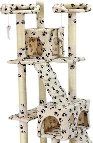 Škrabadlo pre mačky Hawaj 170 cm tlapkový vzor