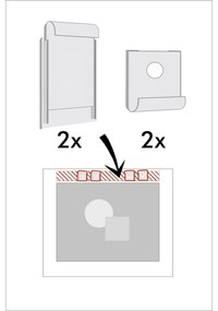 Obraz Styler Glasspik Nature, 50 × 125 cm