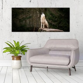 Obraz - Vytie vlka (120x50 cm)