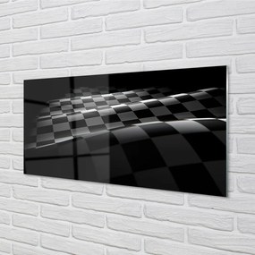 Obraz plexi Checker vlajky 125x50 cm
