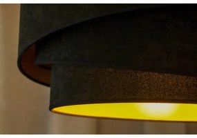 Duolla - Prisadený luster KOBO 1xE27/15W/230V pr. 45 cm čierna