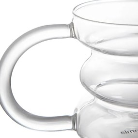 Hrnček BUBBLY priesvitný 888347 400 ml