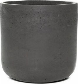 Kvetináč CHICO, sklolaminát, výška 31 cm, antracit