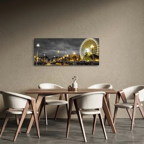 Obraz ruského kolesa za šera (120x50 cm)