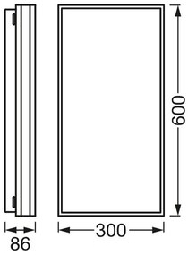 Ledvance - LED Stmievateľné stropné svietidlo SMART+ MAGNET LED/42W/230V Wi-Fi
