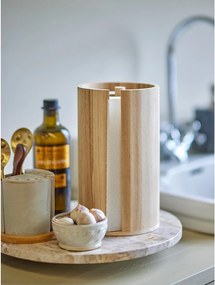 Drevený stojan na papierové utierky v prírodnej farbe ø 14,5 cm Celian – Bloomingville