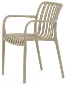 Autronic BONTEC Jedálenská stolička, hnedá, plast, CT-X7029 CAP Farba: Béžová