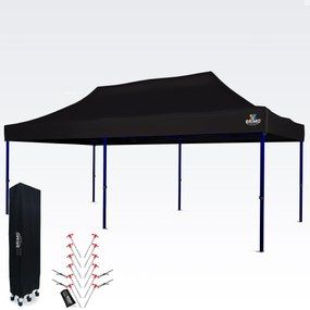 BRIMO Nepremokavý Párty Stan 3x6 m – Bezstarostná Oslava pod 16,5 m² Strechou - bez 3 stien - Čierna 28