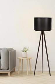 Stojacia lampa Tripod Black Walnut 104