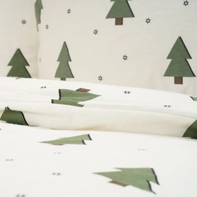 4Home Flanelové obliečky Little Trees, 160 x 200 cm, 70 x 80 cm