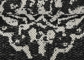 Koberce Breno Kusový koberec SUNNY 4416 Black, sivá, čierna,80 x 150 cm