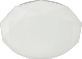 Stropné LED svietidlo Hex, 1x LED 72w, 3000-6000k, (fi 50 cm), w, s ovládačom