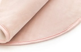 Kúpeľňový koberček Miami Viscose ružový kruh