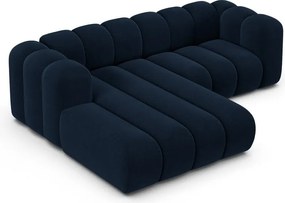 Tmavomodrá rohová pohovka (ľavý roh) Lupine – Micadoni Home