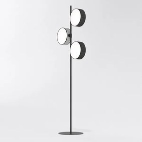 Stojacia lampa DRUMZ 3xE14/10W/230V čierna/sivá