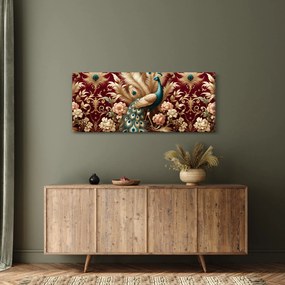 Obraz – Elegantný páv (120x50 cm)