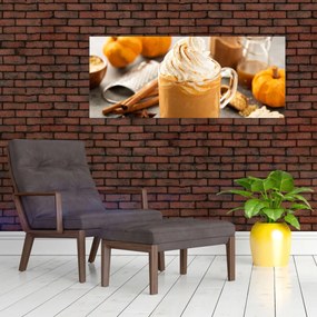 Obraz - Tekvicové latte (120x50 cm)
