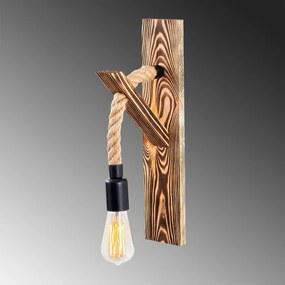 Nástenné svietidlo EREBOS 1xE27/40W/230V hnedé