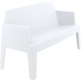 BOX SOFA záhradná lavica s podrúčkami orange