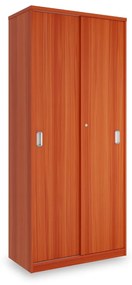 Vysoká skriňa SimpleOffice 80 x 40 x 180 cm, čerešňa