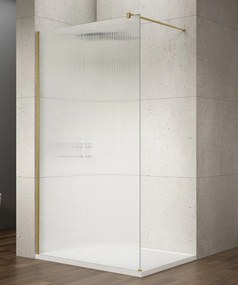 Gelco, VARIO GOLD jednodielna sprchová zástena na inštaláciu k stene, sklo nordic, 1100 mm, GX1511-08