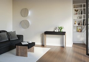 Konferenčný stolík Zantra (čierna + dub colonial grange). Akcia -21%. Vlastná spoľahlivá doprava až k Vám domov. 1055291