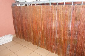 Prútená zástena na plot Výška plota: 140 cm, Dĺžka plota: 300 cm