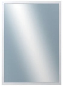 DANTIK - Zrkadlo v rámu, rozmer s rámom 50x70 cm z lišty KASETTE biela (2755)