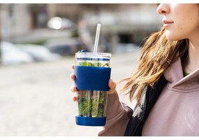 Modrý termo hrnček 600 ml Fuori – Vialli Design