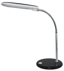 ACA Lighting LED stolný lampička s vypínačom BAZ 5W/230V/4000K/340Lm/120°/IP20, čierna
