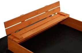 Bestent Pieskovisko s lavičkami 150cm impregnované + krycia plachta + agrotextília