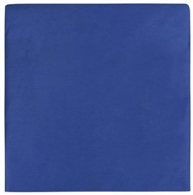 Tmavomodré obliečky na jednolôžko z bavlneného saténu 140x200 cm – Mijolnir