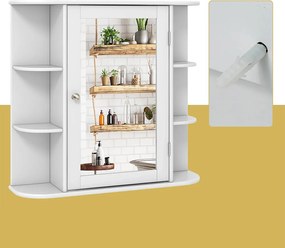 Zrkadlová úložná skriňa do kúpeľne