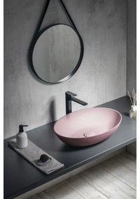 Sapho - Umývadlo na dosku FORMIGO 60x40 cm betón/ružová