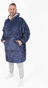 Baránková mikina mikroplyš – Hviezdna obloha veľkosť L