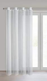 ZÁCLONA NA KRÚŽKOCH ABI1 140X250 CM BIELA