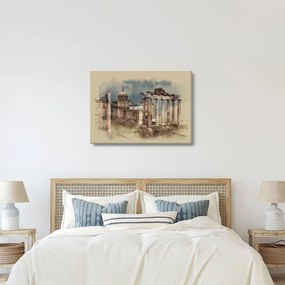 Obraz - Forum Romanum, Rím, Taliansko (70x50 cm)