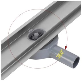 REA-G5809 - Odtokový žľab NEOX PRO 80 cm, nerezová oceľ