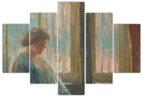 Obraz - Childe Hassam, The New York Window, reprodukcia (150x105 cm)