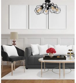 Prisadený luster DIAMENT 5xE27/60W/230V