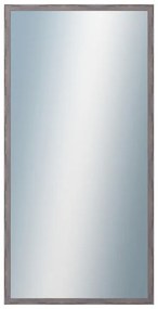 DANTIK - Zrkadlo v rámu, rozmer s rámom 50x100 cm z lišty KASSETTE tmavošedá (3056)