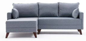 Svetlomodrá rohová pohovka (ľavý roh) Bella – Balcab Home