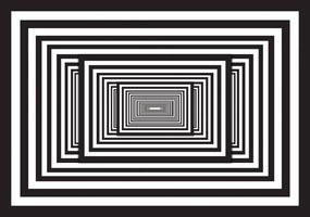 Fototapeta - Biely a čierny 3D tunel (254x184 cm)